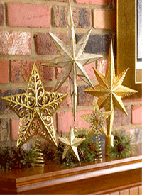 silver-gold-star-decorations-living-room-decorating-ideas
