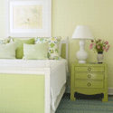 modern bedroom Bedroom Decoration Ideas Green Wall