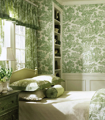 green-color wall-Room Decor Nature Wallpaper