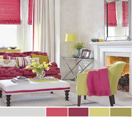 7 Purple-Pink Interior Color Schemes for Spring Decorating