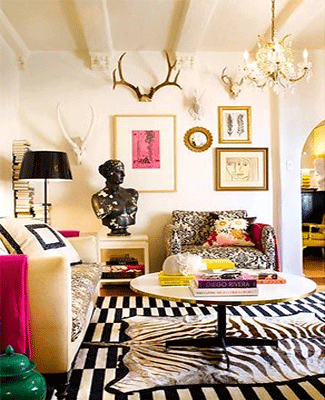  eclectic bedroom living room designs-modern decor 