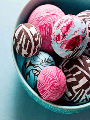 handmade crafts homemade decoration balls Tissue centerpiece