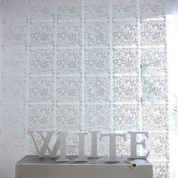 white-wall-decor-ideas-cloth wallpaper designs