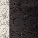 beautiful wallpaper-white-black-flower-pattern design