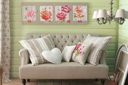 Summer Flower Interior Trend and Color Combination