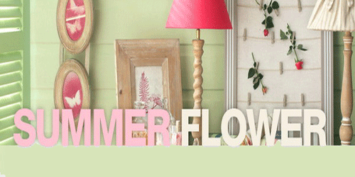 Spring Decoration green-pink-color-trends-room decor
