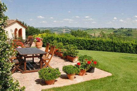  wooden dining set-Tuscan furniture outdoor rooms 