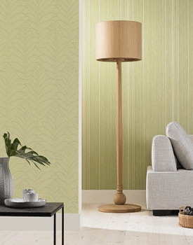  modern interior design Eco-design Green Stripes-on-walls 