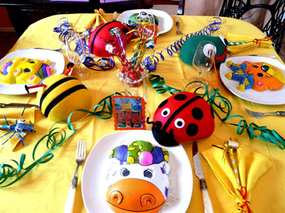 Western Birthday Party on Kids Birthday Party Table Decoration Centerpiece Ideas