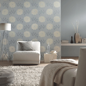 Living Room Decoration Ideas-wall-decoration-flowers