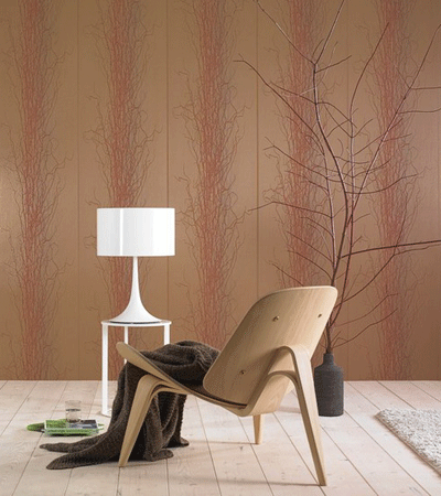modern wallpaper interior design. eco-interior-design-style-wall