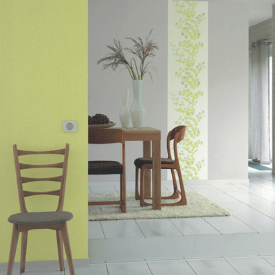 Striped Wallpaper for Interior Design in Eco Style