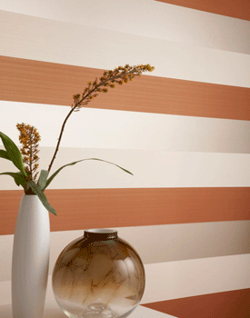  modern wall-decoration-ideas-brown-cream stripes 