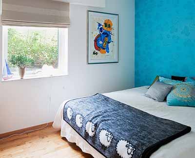 Blue Bedroom Ideas on Bedroom Decorating Ideas Wall Decoration Blue Wallpaper