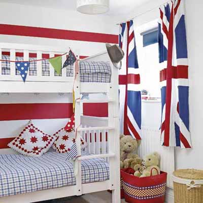Patriotic Decoration ideas kids bedroom wall decorations 