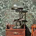 room-decorating-ideas-green-wallpaper-floral-pattern