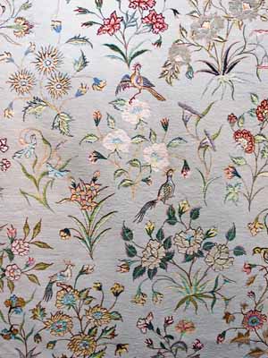  Innendekorations-style wool rug Floral Design 
