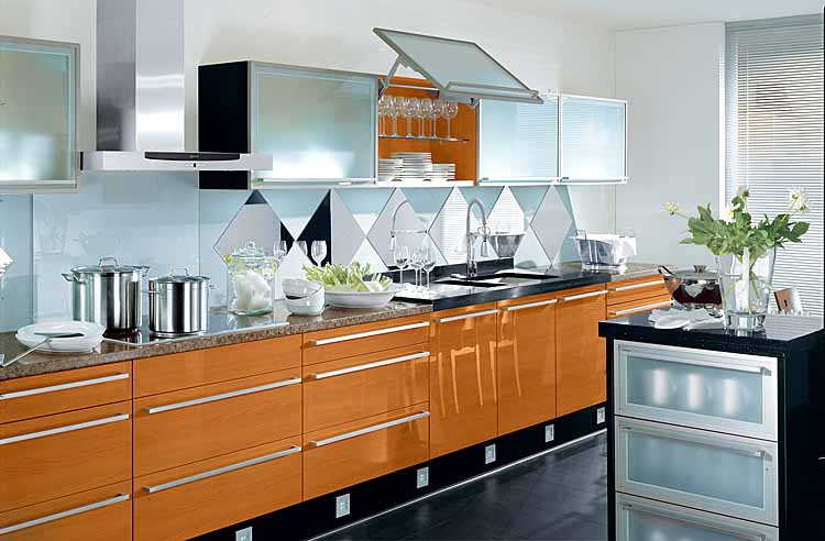 contemporary interior design style and techno kitchen design ideas