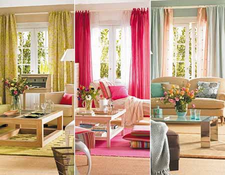 Living Room Curtain Ideas on Ideas Living Room On Fabrics And Textiles 3 Color Schemes For Living