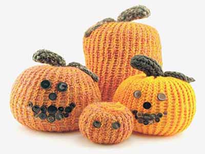  Fall Craft Ideas  Home on Fall Crafts Craft Ideas Knit Pumpkin