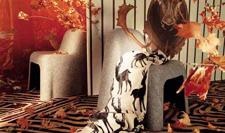 Silk Wool Decorative Fabric Fall Decoration Ideas