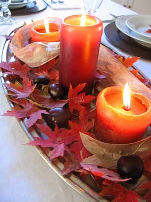  Fall Decoration Ideas Candle Centerpiece Table Decoration 