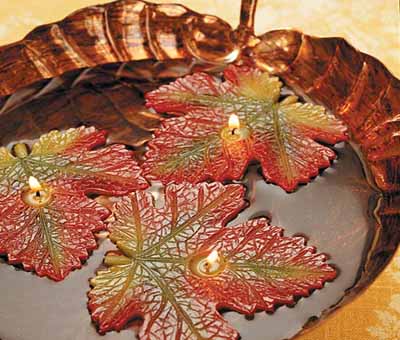  small candles Centerpiece Fall Decoration Ideas table decoration 