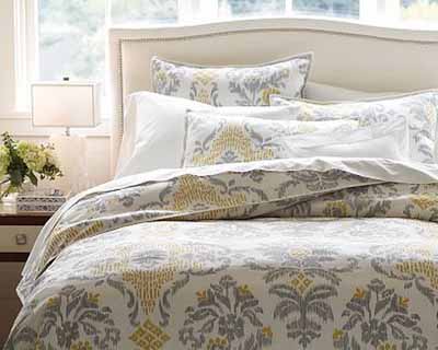 Contemporary Bedding Ideas on Modern Interior Trends  Asia Inspired Ikat Bedding  Bedroom Decorating