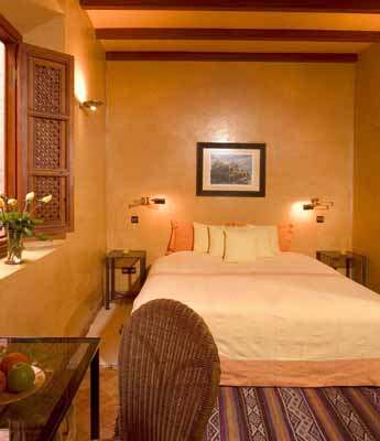 Bedroom on Bedroom Design Emphasizing Rich African Decor And Colorful Moroccan