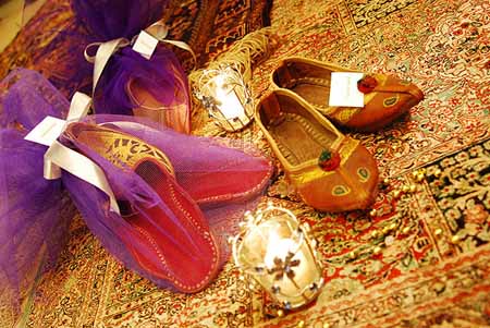 Beeber Persian and Arabic shoes after party gift ideas