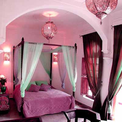 Pink Moroccan Bedroom