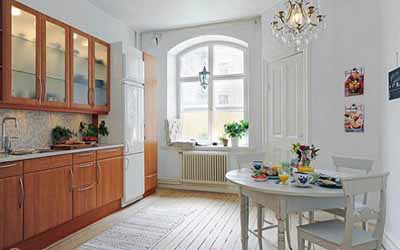 Scandinavian Dining Room Furniture on Scandinavian Design  Kitchen Interior And Dining Furniture In White