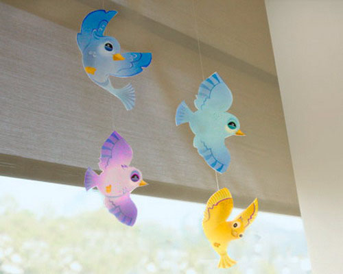 Birds Inspired Wall Decoration Ideas for Kids, Modern Kids Decor Ideas