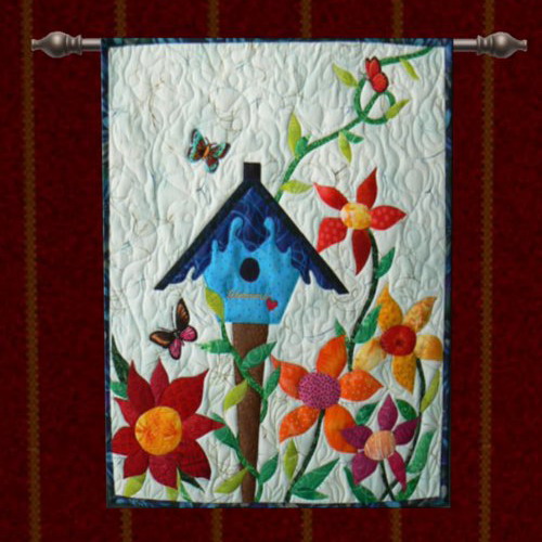 Hanging with Bird House for wall decoration ideas in the nursery