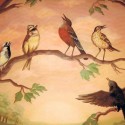 songbirds mural ideas and children's mural