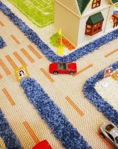 Sculptured Contemporary Rugs For Playful Kids Rooms Decor Sculptured Contemporary Rugs Are Modern Kids Room Decorating Ideas