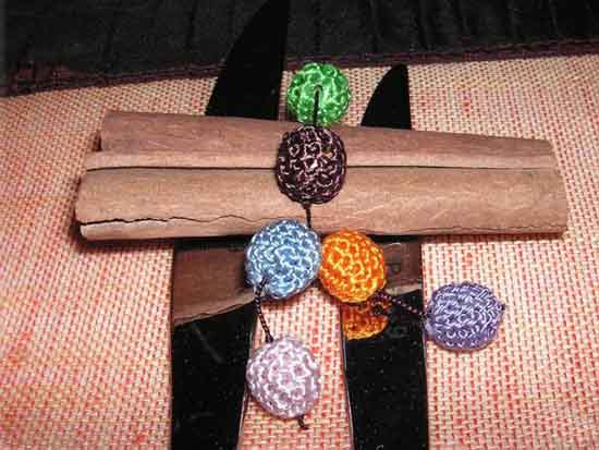 handmade crochet crafts and table decorations