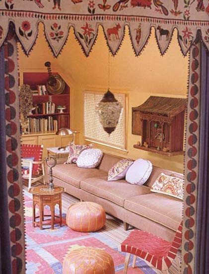 Moroccan-style living room decorating ideas, inspired by Morocco decor