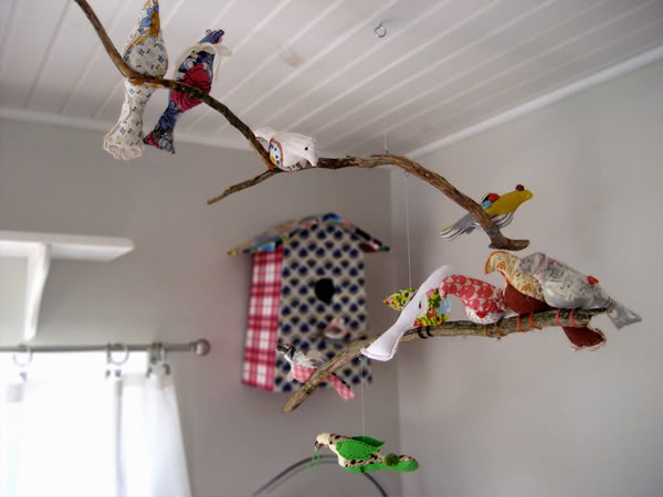  red and blue decorate a bird house for children 