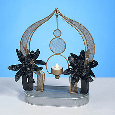 Table Candle Holders on Palm Trees Candle Holder And Table Centerpiece Idea For Arabian Nights