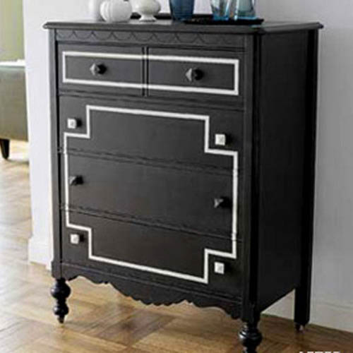 blackboard paint for decorating a dresser and painting furniture ideas used