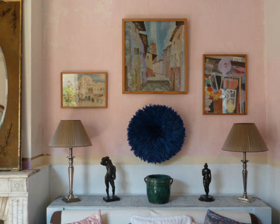  dark blue juju hat is for modern wall decoration uses 