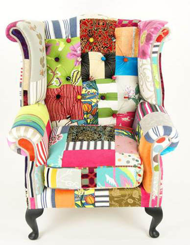 patchwork fabric pattern for modern furniture upholstery fabrics