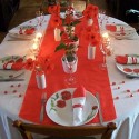 red poppies for floral centerpieces and bright table decorating ideas