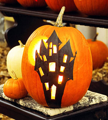 Halloween Home Decor on Halloween Decorating With Pumpkins  Halloween Home And Yard