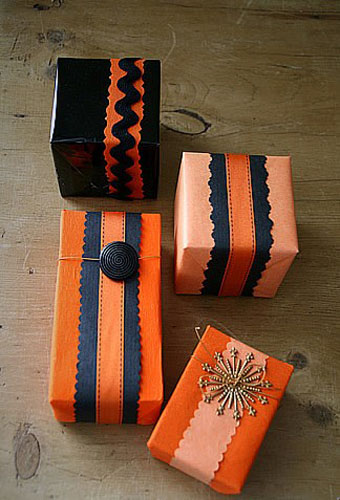 creative Halloween decorations and gift ideas, inspired by pumpkins colors