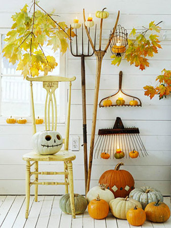 Fall decorating ideas thanksgiving halloween yard decorations 8