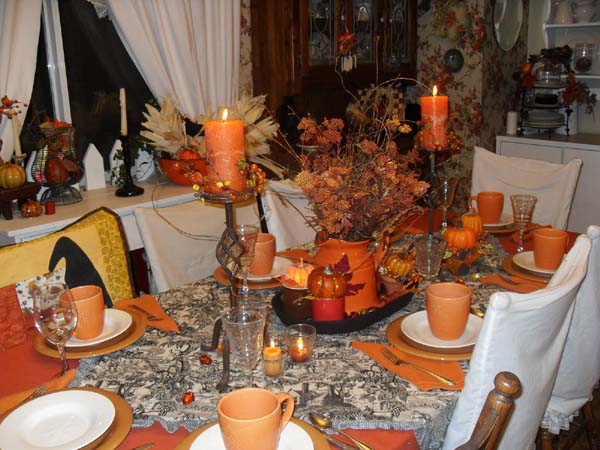 ... centerpiece ideas, fall crafts for Thanksgiving table decorating