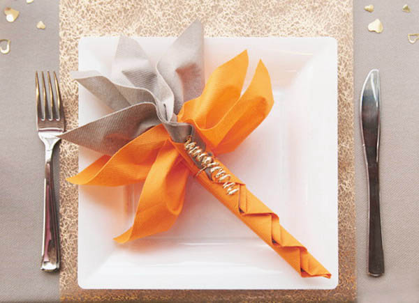 Table Decoration Ideas, Orange Colors for Fall Decorating