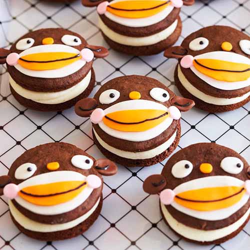 monkey Cookies are creative halloween ideas for kids